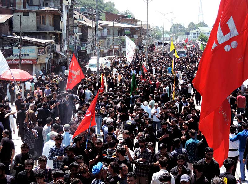 8th day Muharram procession from traditional routes of Srinagar a 'historic occasion': LG Manoj Sinha