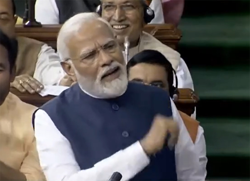 Thankful to the Opposition for the no-confidence motion: PM Modi in Parliament