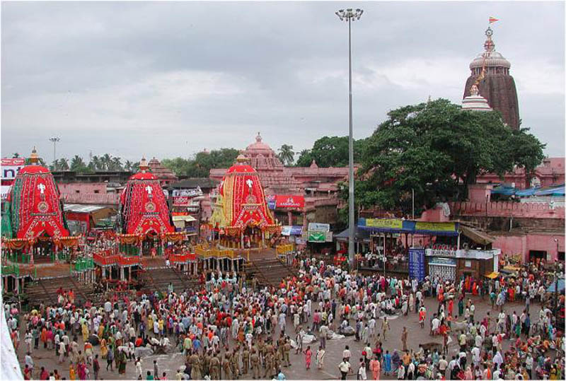 PM Narendra Modi greets people on Rath Yatra Festival