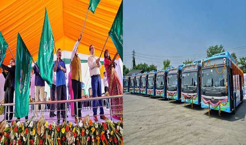 Delhi CM & LG flag off 400 new AC electric buses