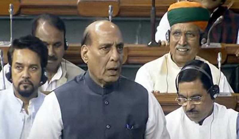 Govt wants to discuss Manipur issue: Rajnath Singh in Parliament