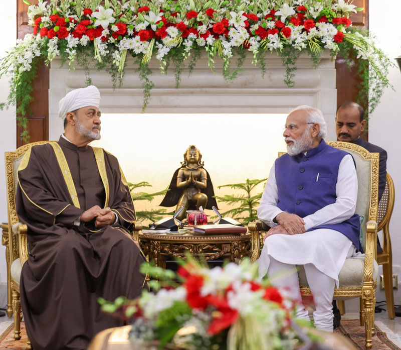 Oman's Sultan Haitham bin Tarik holds bilateral talks with Narendra Modi