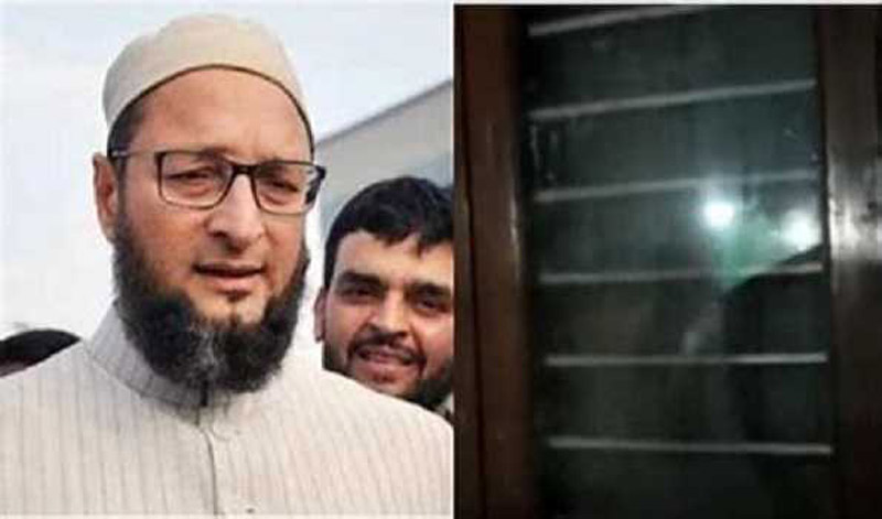 AIMIM chief Asaduddin Owaisi’s residence allegedly attacked with stones