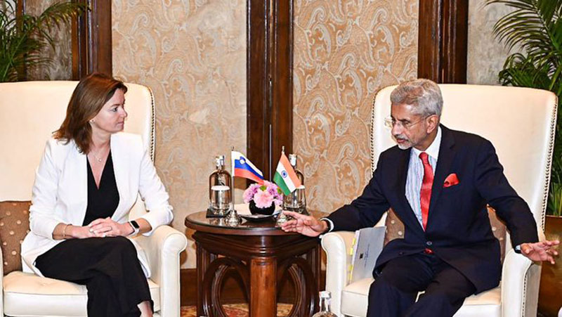 EAM S Jaishankar meets Maldivian counterpart, Slovenian FM