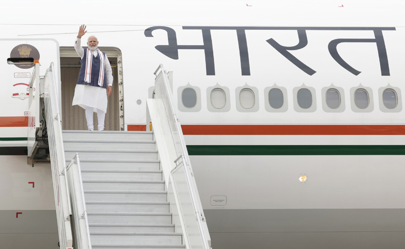 Narendra Modi leaves for USA, says he is confident that the trip will reinforce ties between two nations