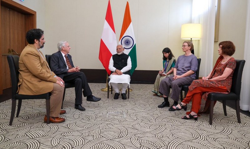 Narendra Modi discuss various facets of Indian history, philosophy with leading Austrian Indologists