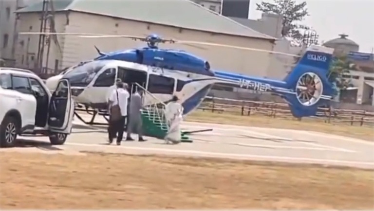 Mamata Banerjee slips while boarding helicopter in Durgapur, suffers minor injury