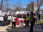 Indian students protest against Canadian govt's new immigration policy amid fears of deportation