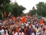 INDIA bloc holds mega protest in Mumbai over Shivaji statue collapse amid heavy security deployment