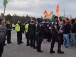 Canada: Cops 'assault' Hindu protesters who were demonstrating against temple attack