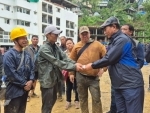 Mizoram Chief Minister Lalduhoma visits two disaster sites in Aizawl amid heavy rainfall