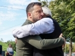 India-Ukraine: PM Modi hugs Zelenskyy at Kyiv's memorial of children who died in conflict