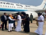 PM Modi arrives in Trichy, to unveil multiple development projects worth Rs 19,850 Cr