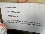 No Romance: Hyderabadi cab drivers' message for couples is going viral now