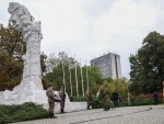 Narendra Modi pays tribute at Monument to the Battle of Monte Cassino in Warsaw