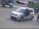 Maharashtra cop's son hits woman with speeding car in Pune, video goes viral