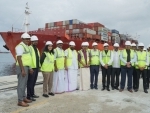 First container ship anchors at India's biggest transhipment port in Kerala