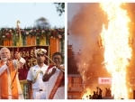 PM Modi, President Droupadi Murmu wish the nation on Dussehra, take part in festivities