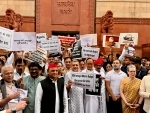 INDIA bloc protests against Modi government's budget, calls it 'discriminatory'