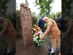 Narendra Modi in Poland: PM pays tribute at The Dobry Maharaja Memorial in Warsaw