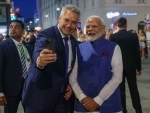 Prime Minister Narendra Modi meets Austrian Chancellor Karl Nehammer shortly after arriving in Vienna, says he is looking forward to discussions