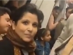 Woman forcefully sits on man's lap inside Delhi Metro after failing to find a seat, video goes viral