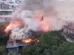 Huge fire engulfs building close to Manipur secretariat near CM N Biren Singh's residence