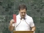 Rahul Gandhi takes oath as Lok Sabha member with copy of Constitution in his hand