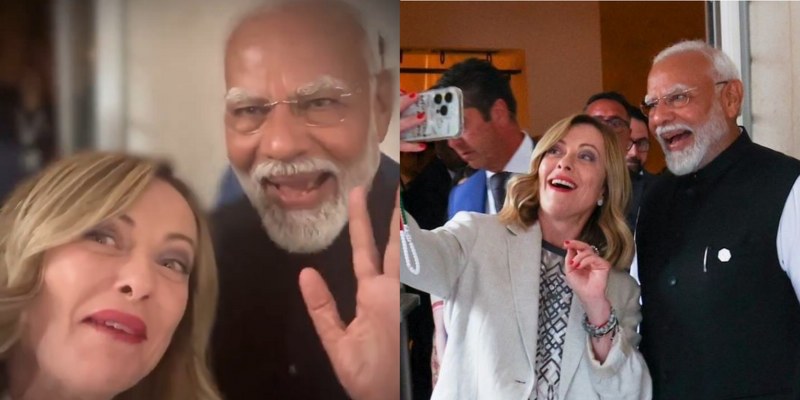 'Hello from the Melodi team': Giorgia Meloni and Narendra Modi's greetings from Italy