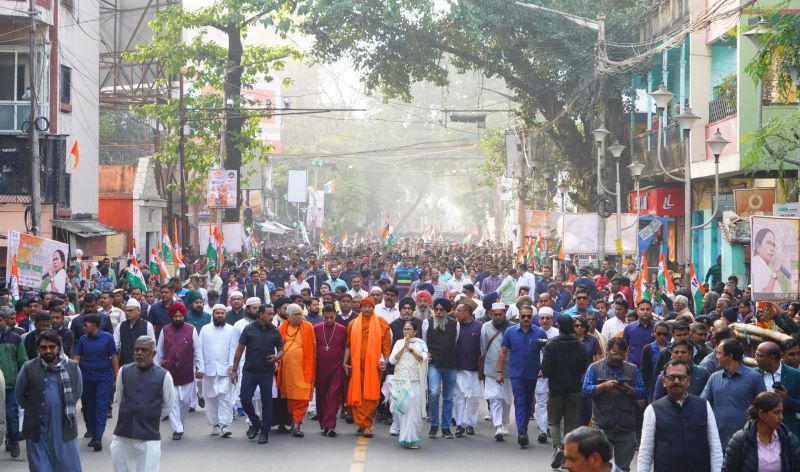 Mamata Banerjee holds all-faith rally in Kolkata, says 'Bengal has always stood for religious harmony'