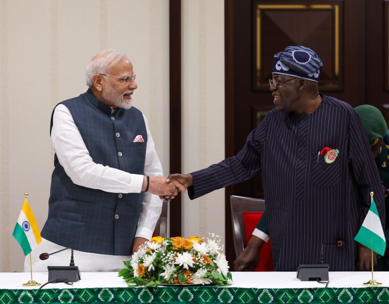 Narendra Modi receives Nigeria's second-highest national award