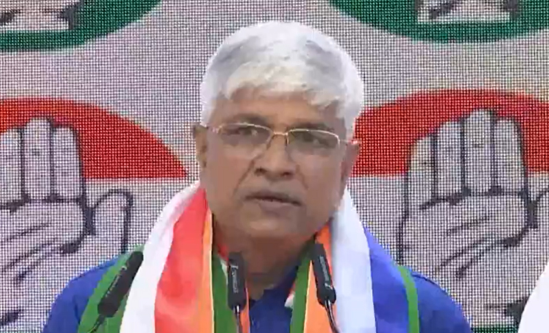 Former Delhi minister and AAP MLA Rajendra Gautam joins Congress