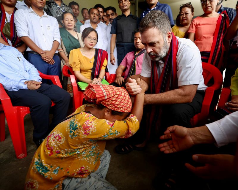 'I am here as your brother': Rahul Gandhi's 'peace' message for Manipur