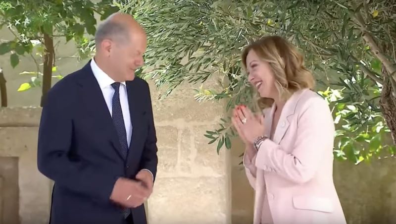 Videos of Italian PM Giorgia Meloni's 'Namaste' posture to welcome world leaders during G7 Summit is now going viral