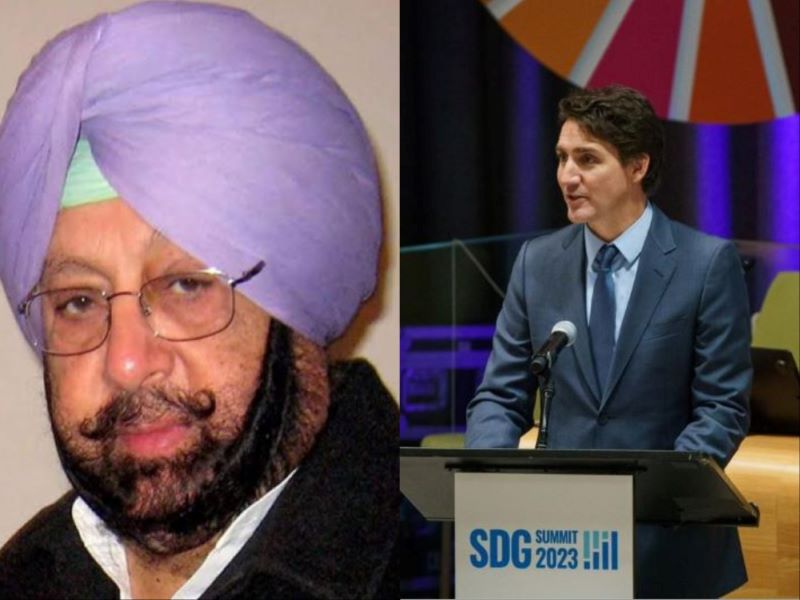 Justin Trudeau is responsible for India-Canada rocky relationship: Captain Amarinder Singh