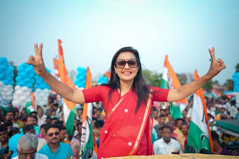 TMC's Mahua Moitra, who was expelled from Parliament, leads by over 50k + votes from Bengal's Krishnanagar