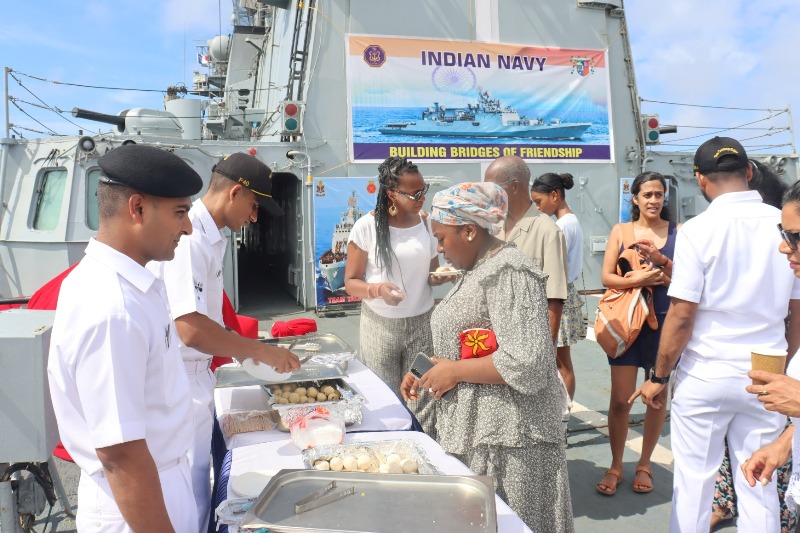 Indian Navy's INS Talwar arrives in La Réunion to strengthen India-France ties