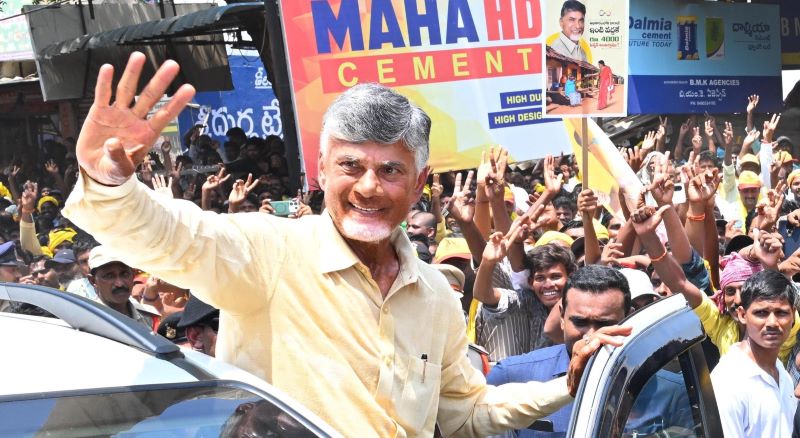TDP chief N Chandrababu Naidu set to return as Andhra CM, Jagan's YSRCP decimated in polls