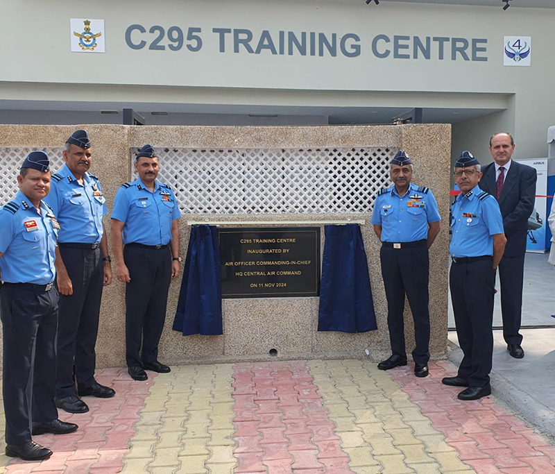 Air Marshal Ashutosh Dixit inaugurates IAF C-295 Full Motion Simulator facility in Agra