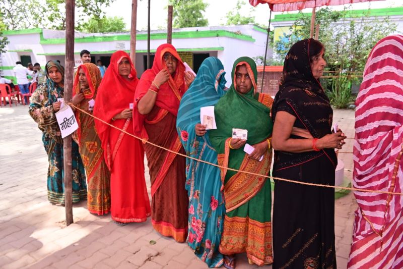 Lok Sabha 7th phase poll: 40.09% voter turnout recorded till 1 pm