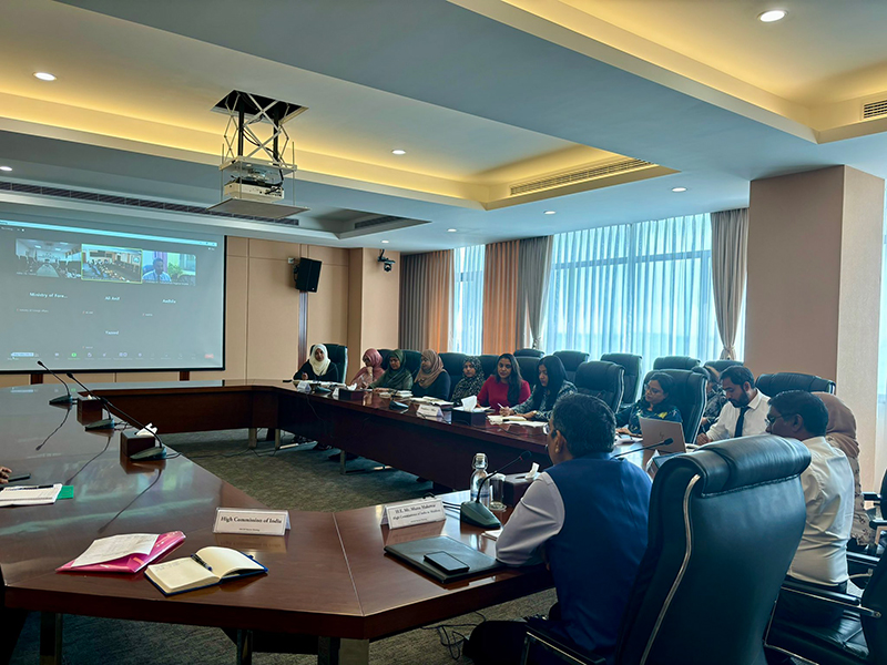 Indian-Maldivian officials participate in high-level review meeting, take stock of Indian grant-funded community development projects