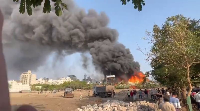 11 killed, 3 injured as massive fire engulfs gaming zone in Gujarat's Rajkot