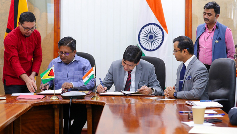 Exim Bank extends USD 23.37 million credit to Guyana for the procurement of two aircraft from India