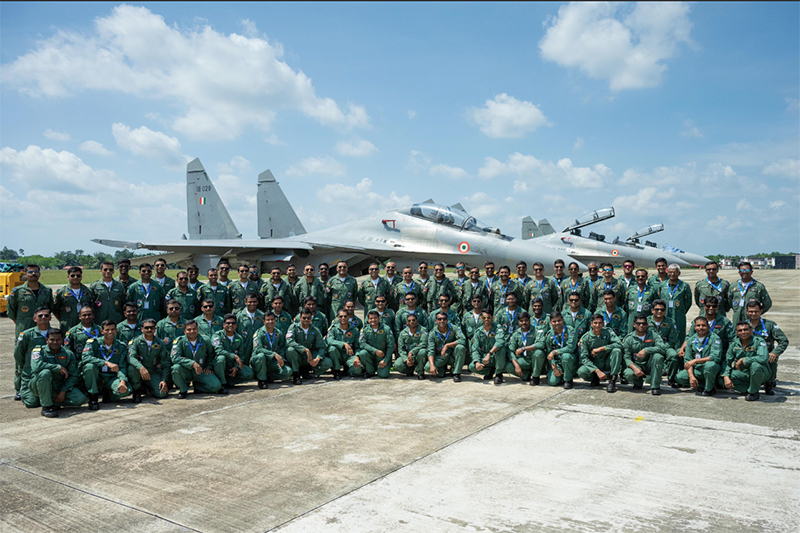 Indian Air Force team returns after participation in Exercise Udara Shakti 2024 in Malaysia