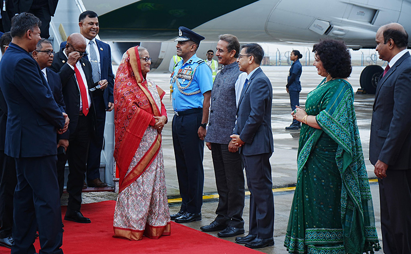 Bangladesh PM Sheikh Hasina begins her State Visit to India