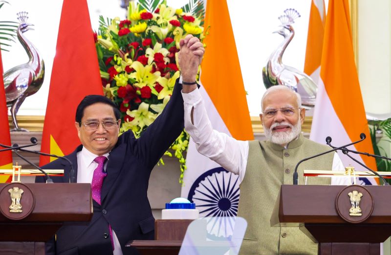 Narendra Modi says his talks with Vietnamese counterpart Pham Minh Chinh was 'productive'