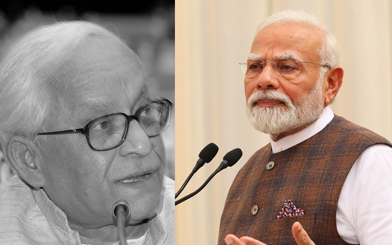 PM Modi mourns former West Bengal CM Buddhadeb Bhattacharjee's demise