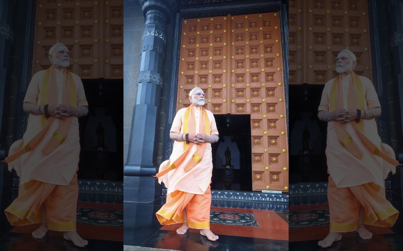 As exit polls predict his return, PM Modi addresses in letter to Indians after 45-hr meditation