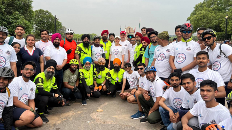New Delhi hosts Russian-Indian friendship cycling rally