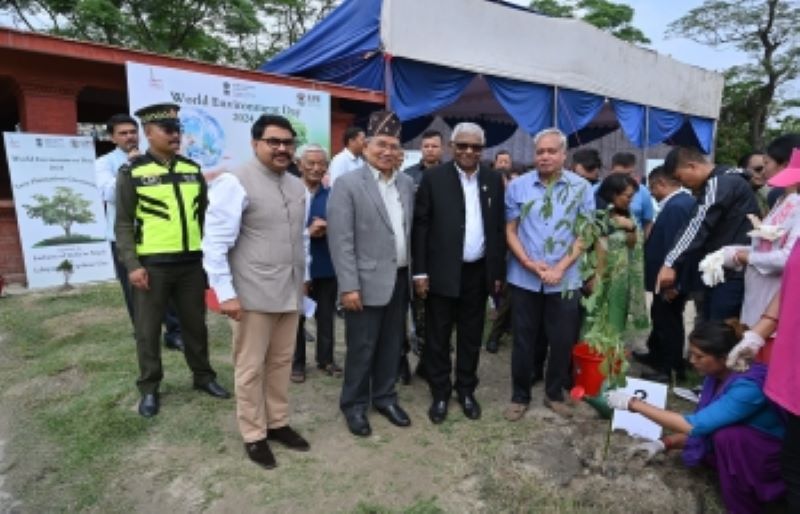 Indian Embassy in Nepal collaborates with Metropolitan Municipality of Lalitpur to host tree plantation ceremony to mark World Environment Day